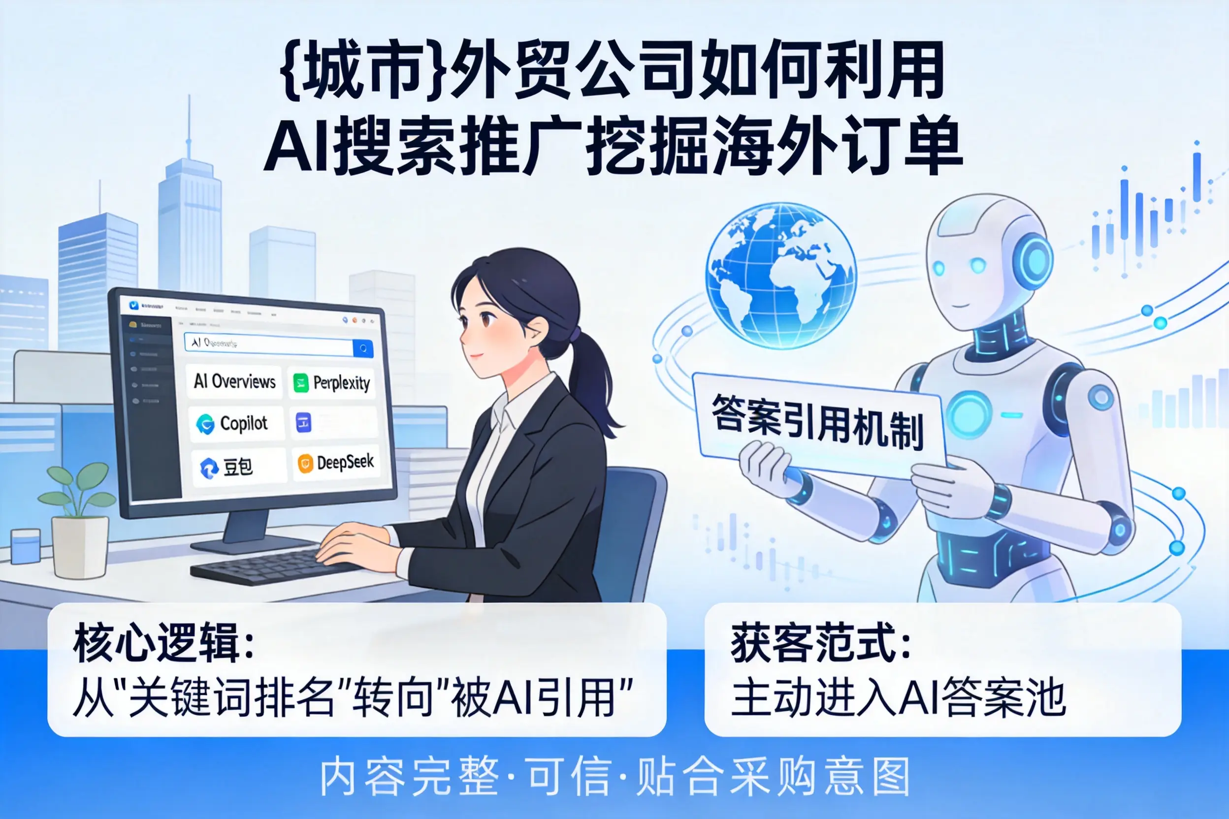 昌吉外贸公司如何利用AI搜索推广挖掘海外订单