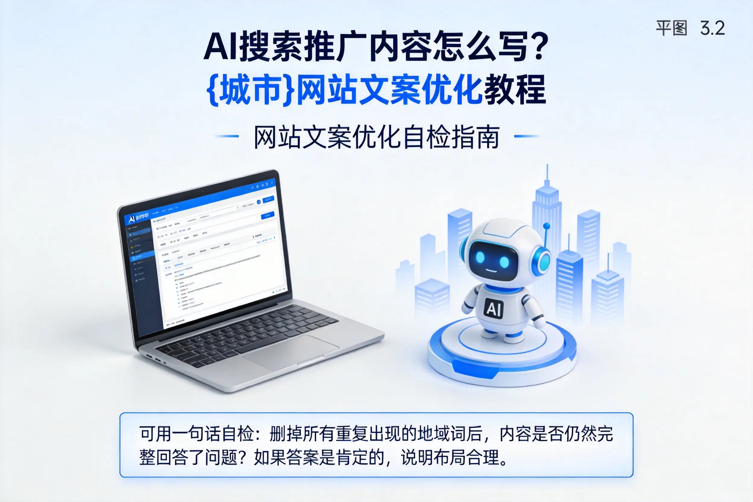 AI搜索推广内容怎么写？昌吉网站文案优化教程