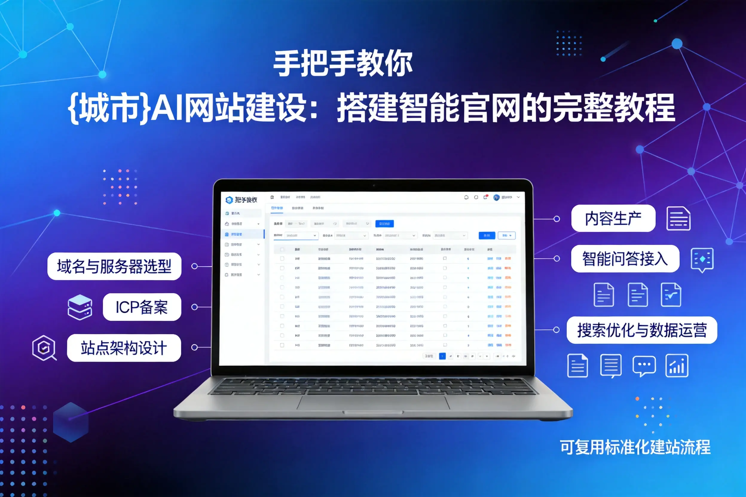 手把手教你昌吉AI网站建设：搭建智能官网的完整教程