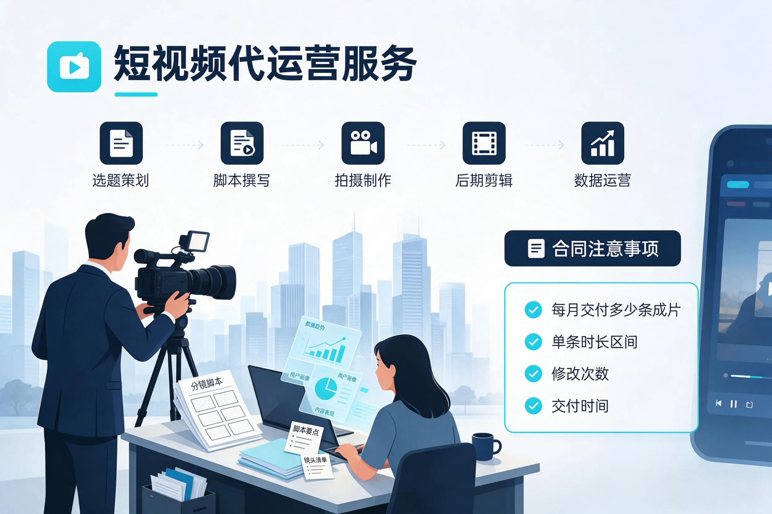 短视频代运营包含哪些服务?昌吉企业常见问题科普