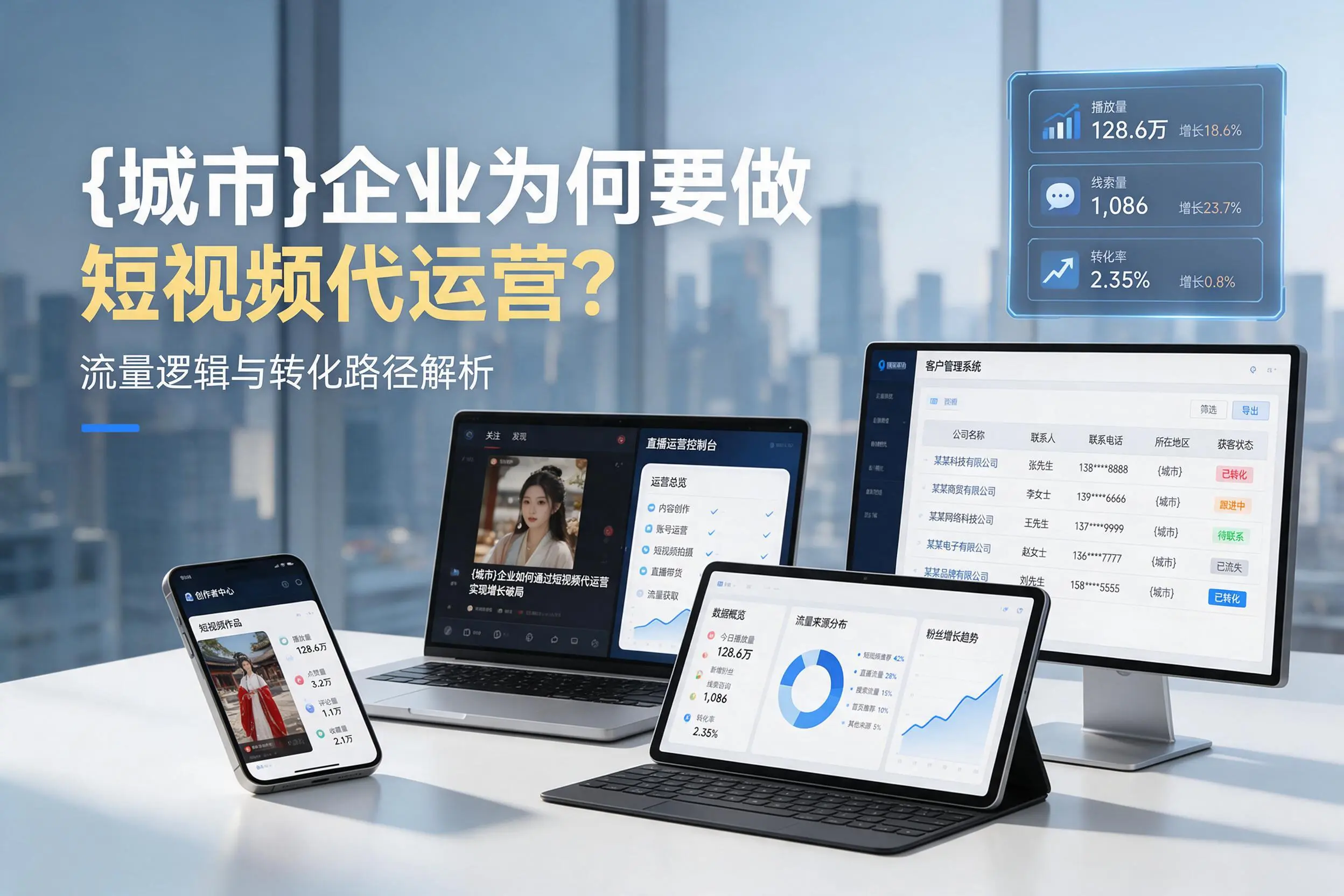 昌吉企业为何要做短视频代运营？流量逻辑与转化路径解析