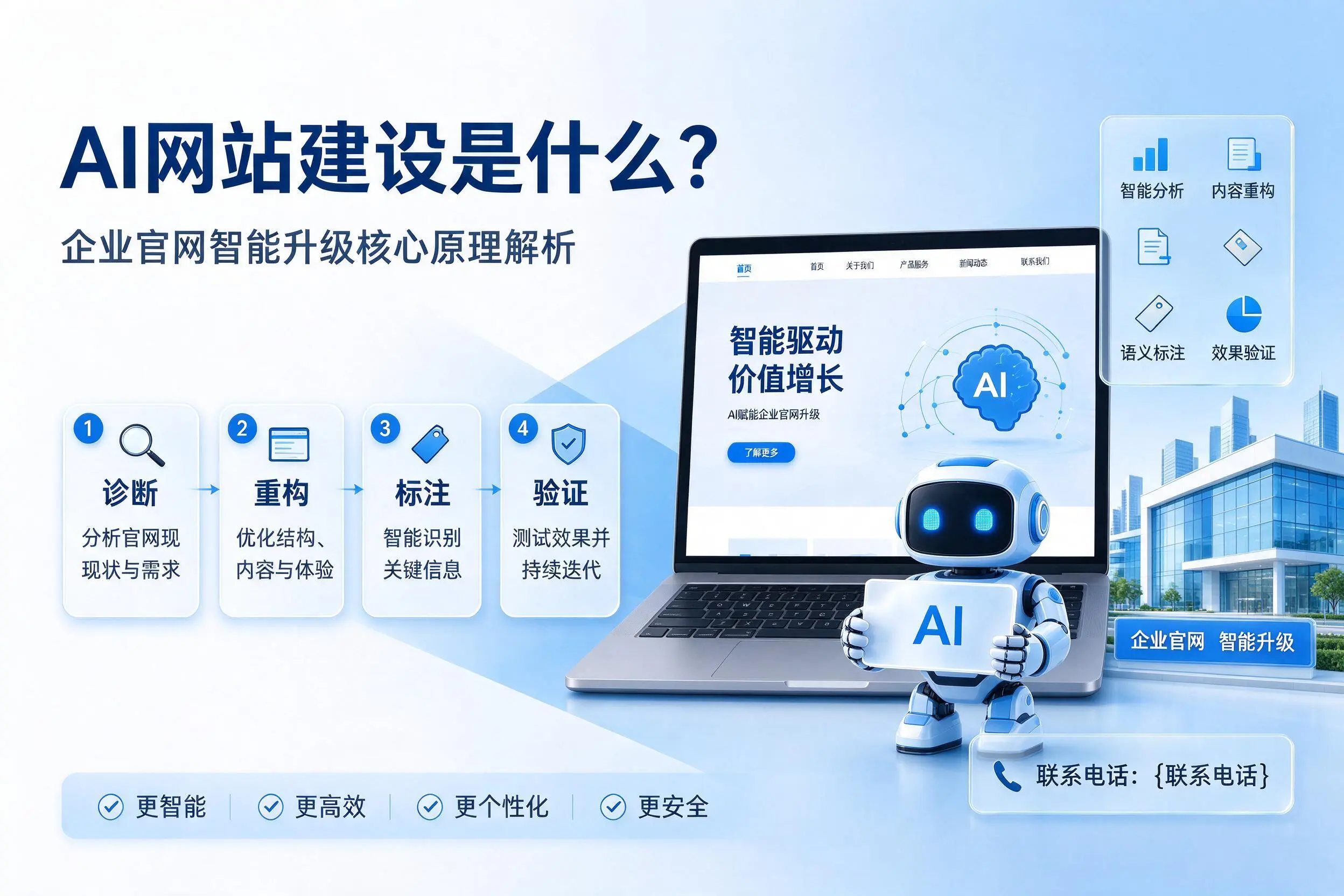 AI网站建设是什么?昌吉企业官网智能升级核心原理解析