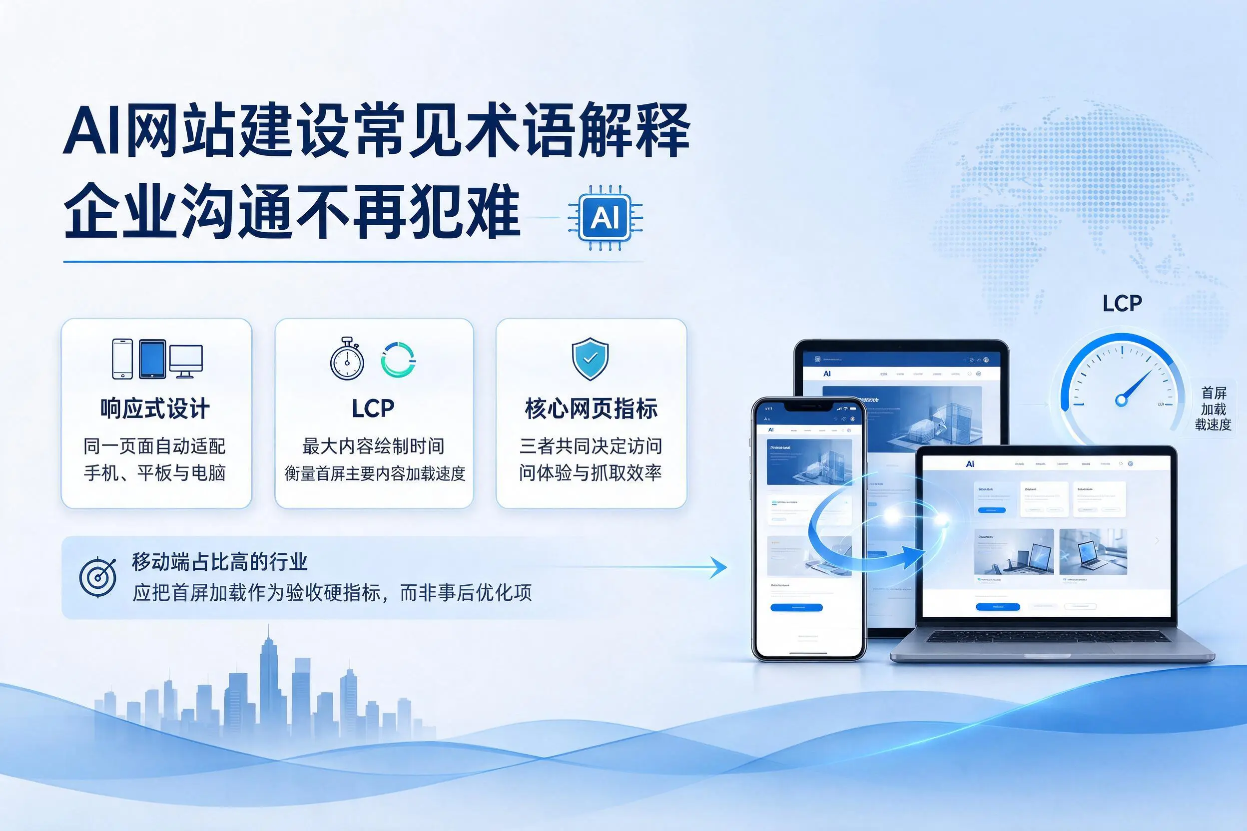 AI网站建设常见术语解释，昌吉企业沟通不再犯难